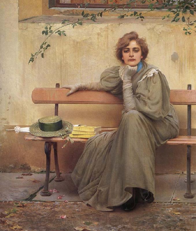 Vittorio Matteo Corcos Dreams France oil painting art